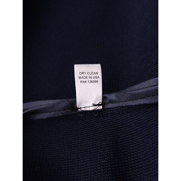 Cushnie Et Otchs Runway Aphrodite High Slit Maxi Skirt 6 Navy New - Picture 16 of 16